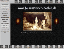 Tablet Screenshot of falkensteiner-hoehle.de